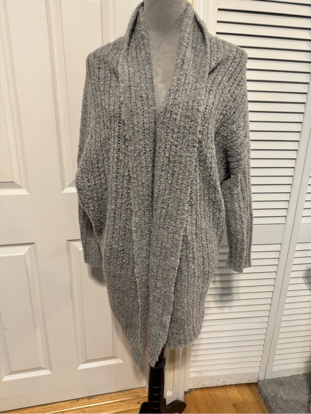 Lucky Brand Wool Blend Open Sweater MED